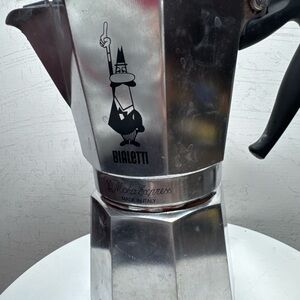 Silver Moka Express Stovetop Espresso Maker